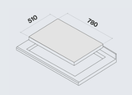 Варочная панель PIANO INDUZIONE 78x51